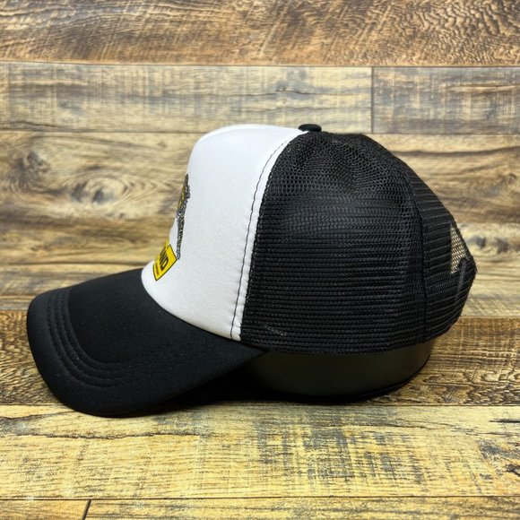 Weiand Mens Trucker Hat Black Snapback Retro Jaguar Baseball Cap - Picture 4 of 8